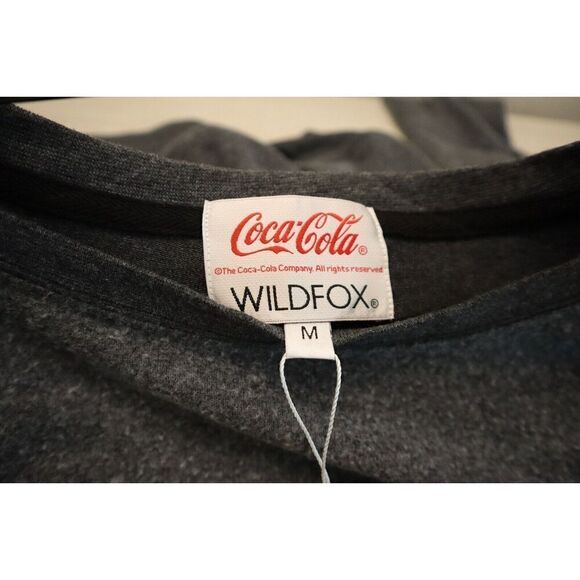Wildfox Women Sz M V. Black Coca-Cola Series Highway To Anywhere L/S Sweatshirt - Picture 2 of 7